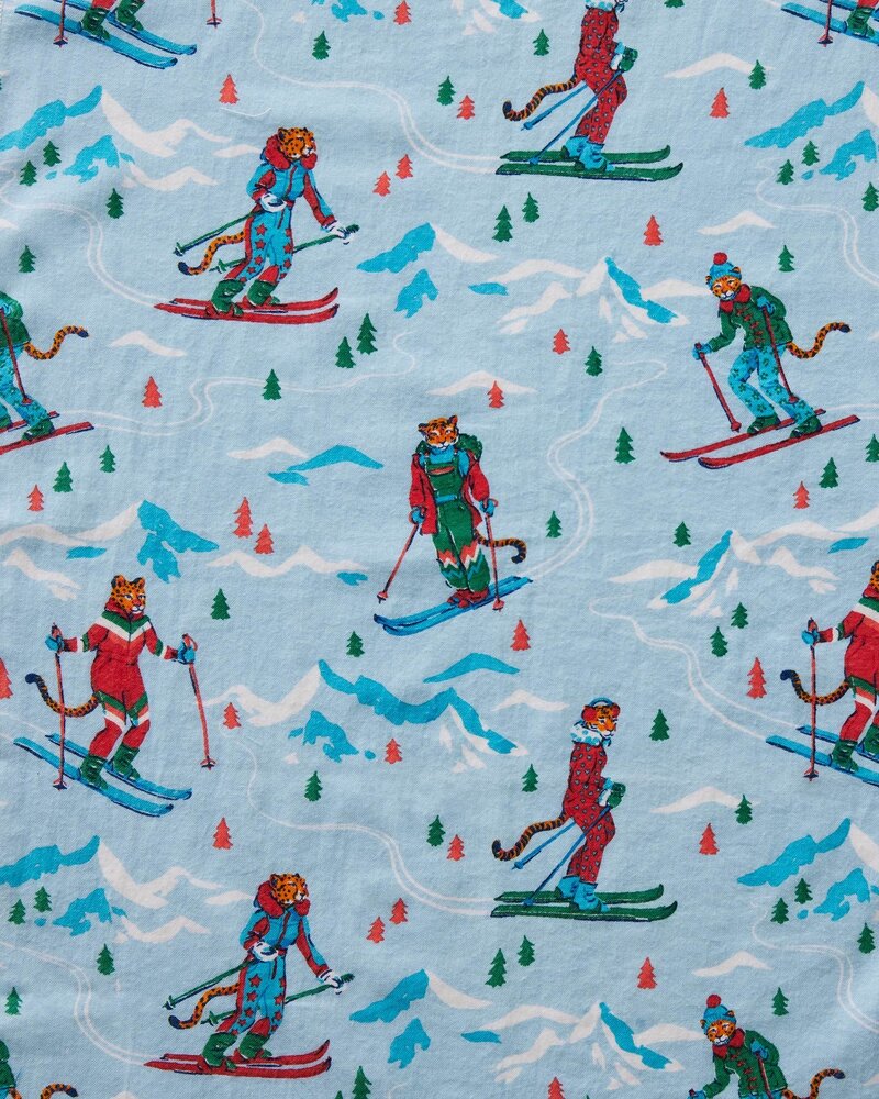 Printfresh Hit the Slopes Flannel Sleep Set