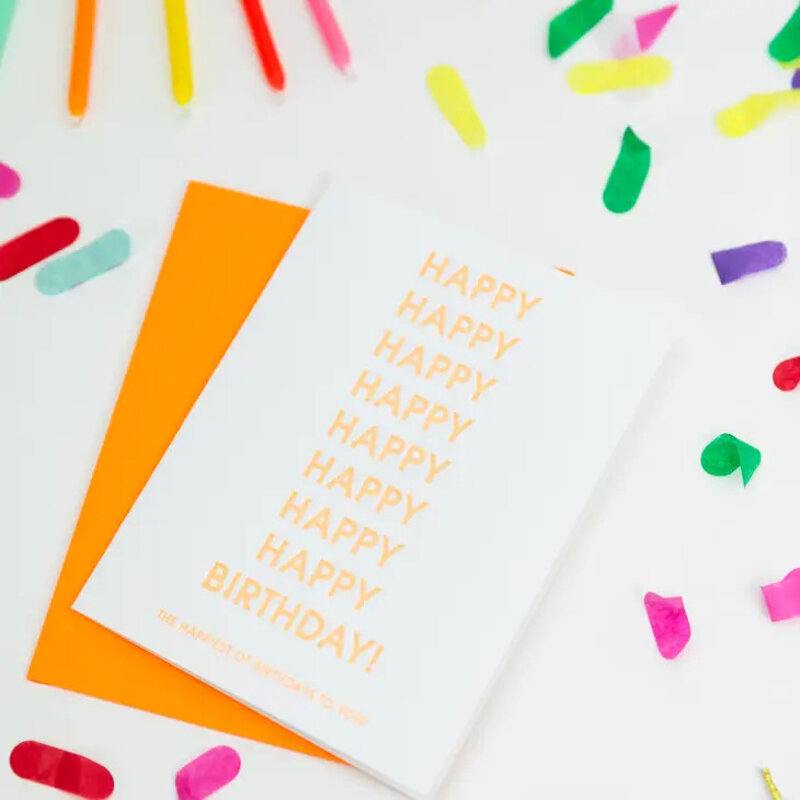 Chez Gagne Happiest of Birthdays Card