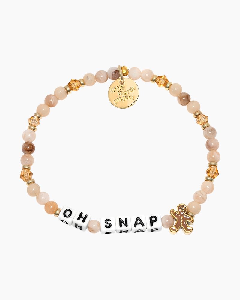 Little Words Project Oh Snap Gingerbread LWP Bracelet