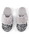 Shiraleah Fiesta Slippers Silver S/M