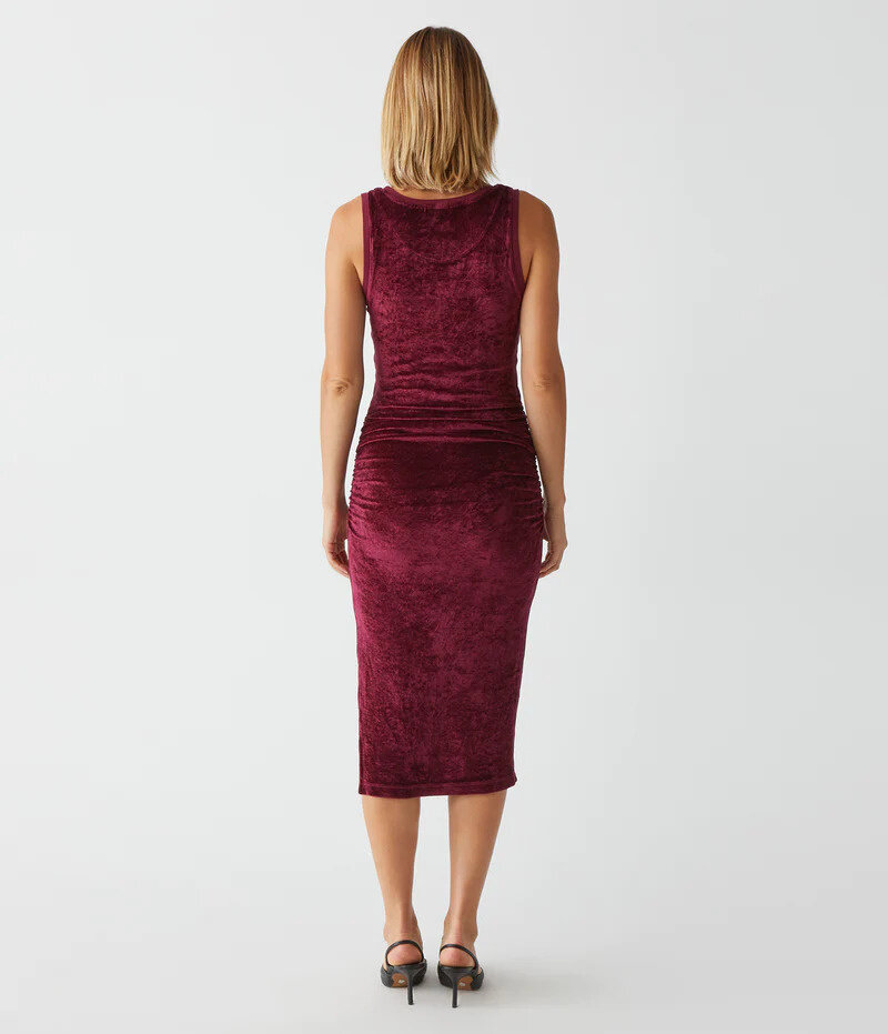 Stacey Ruched Midi - Love, Charlie