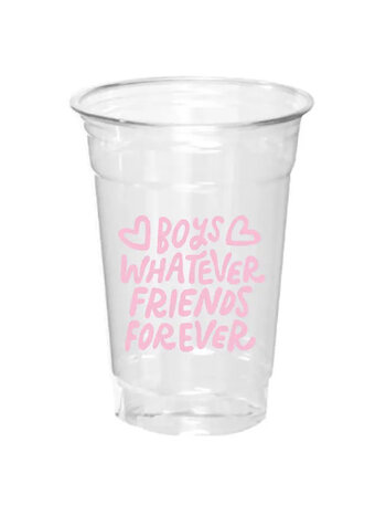 Boys Whatever Friends Forever Disposable Cup