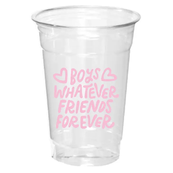 Boys Whatever Friends Forever Disposable Cup
