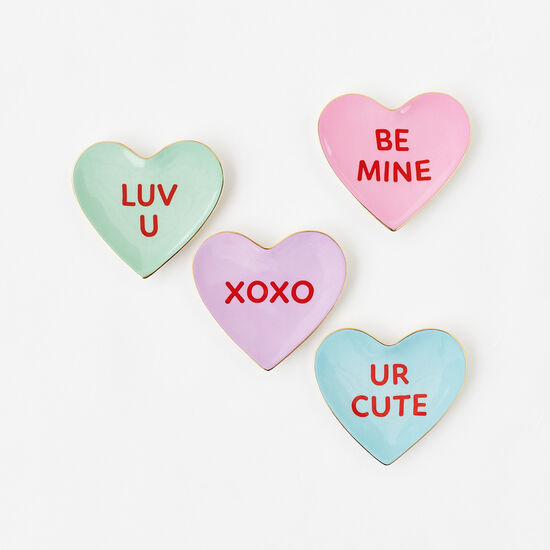 One Hundred 80 Degrees Conversation  Heart Trinket Dish