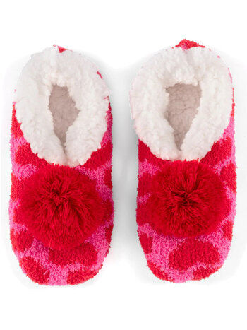 Shiraleah Ruby Slipper Socks Red