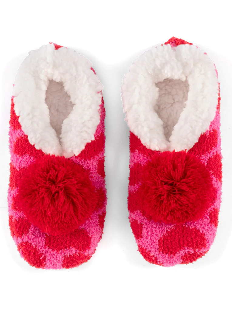 Shiraleah Ruby Slipper Socks Red