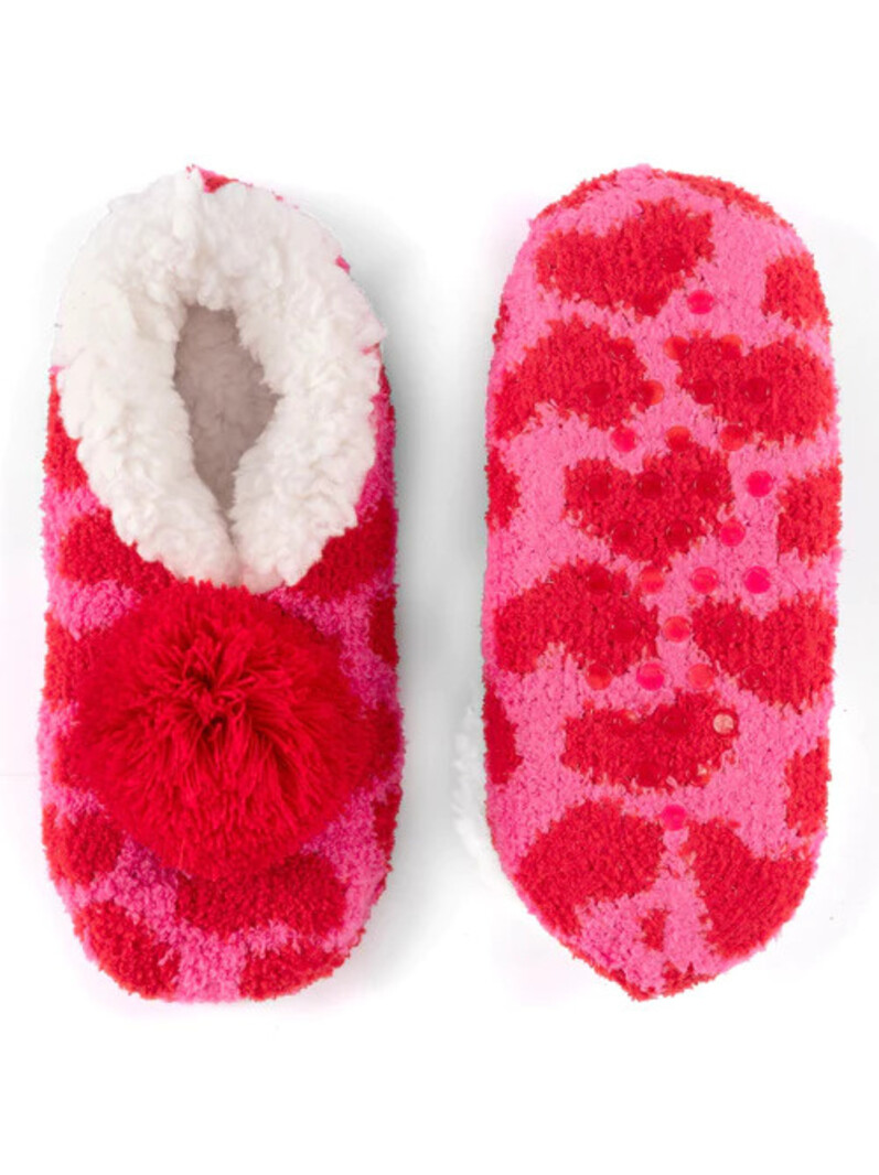 Shiraleah Ruby Slipper Socks Red