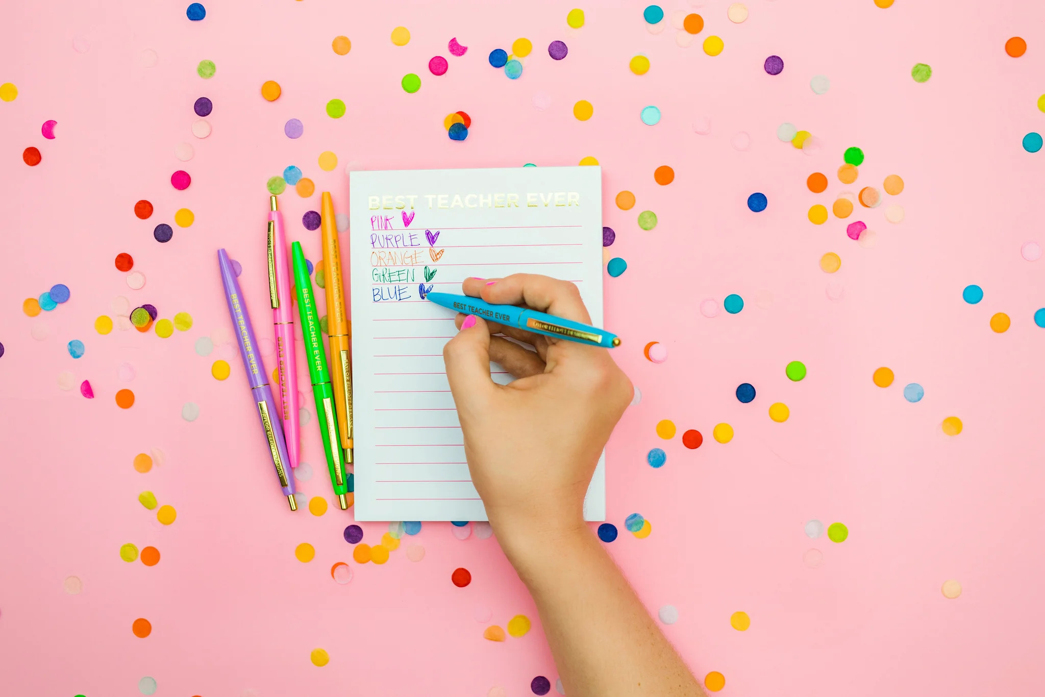 Taylor Elliott Designs Best Teacher Ever Pen Set