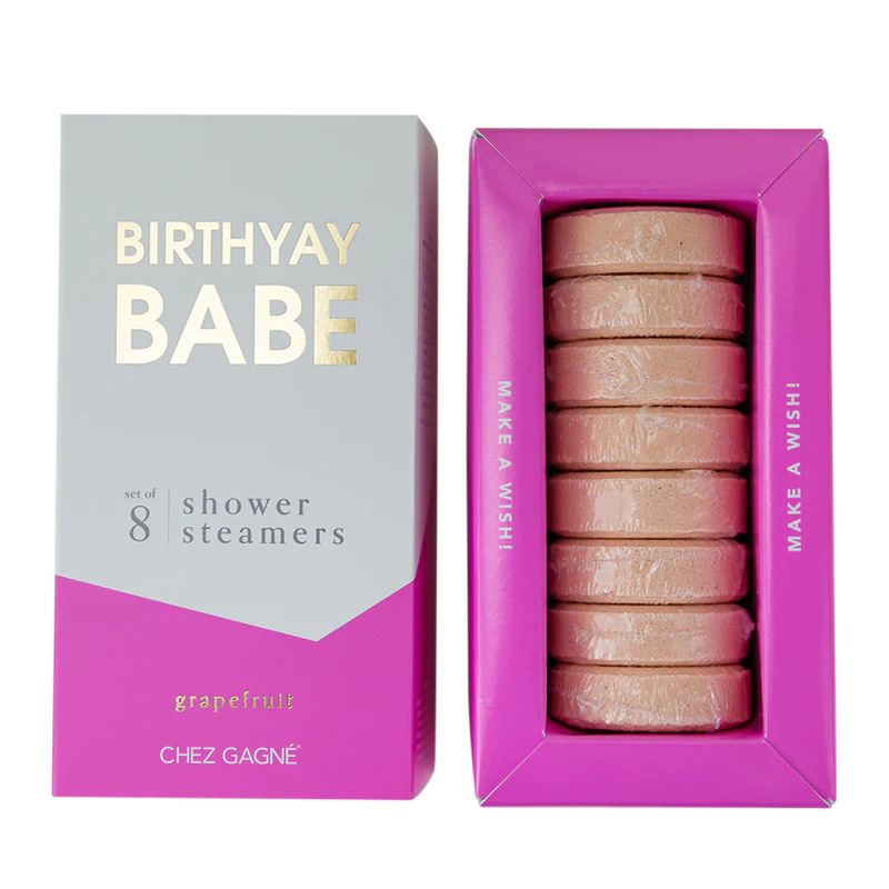 Chez Gagne Birthyay Babe Shower Steamers