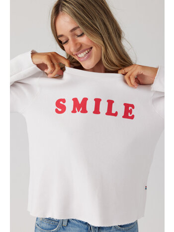 Sol Angeles Smile Crop Pullover