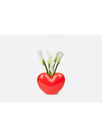 DOIY Love Vase Red