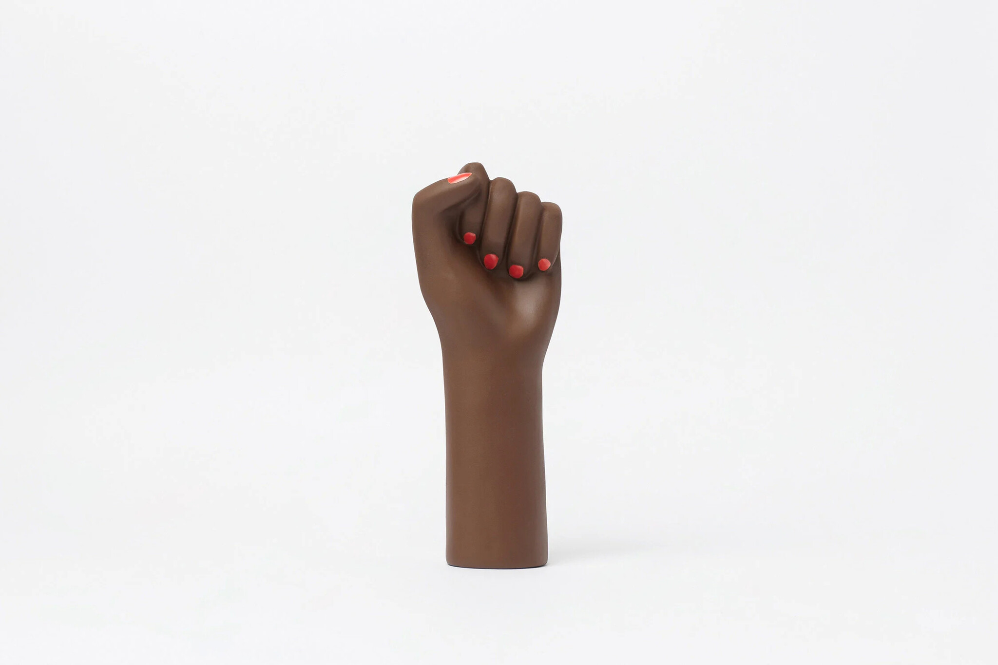 Girl Power Small Black Vase