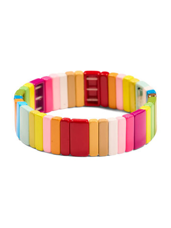 Daily Candy Cabana Tall Brightly Colored Bracelet