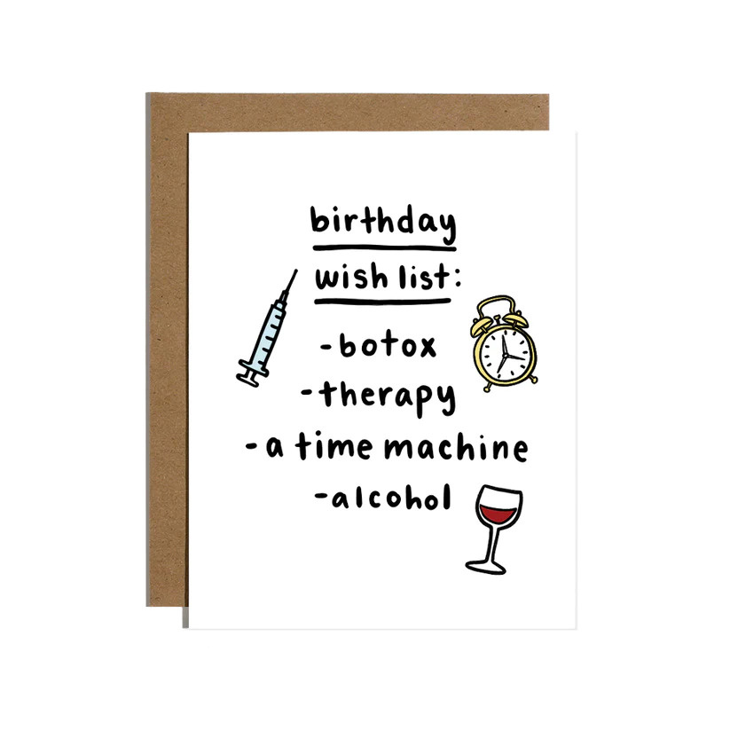 Brittany Paige Birthday Wishlist Card