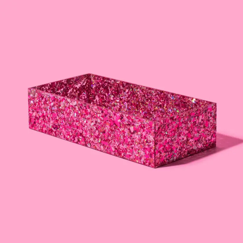 Taylor Elliott Designs Pink Confetti Small Tray