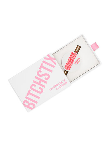 BITCHSTIX Lip Plumper and Bitchstix Gold Lip Brush Set