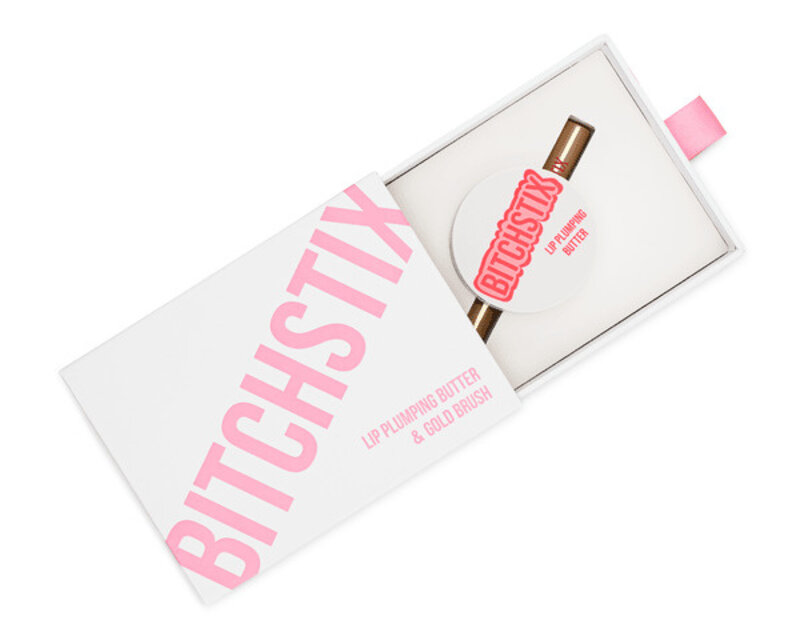 BITCHSTIX Lip Plumper and Bitchstix Gold Lip Brush Set