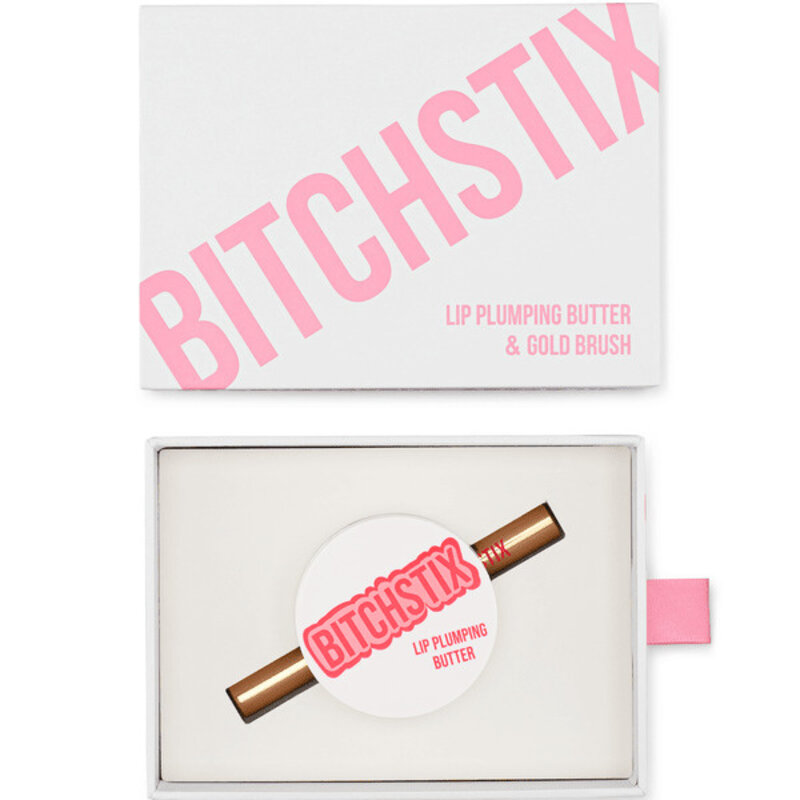 BITCHSTIX Lip Plumper and Bitchstix Gold Lip Brush Set