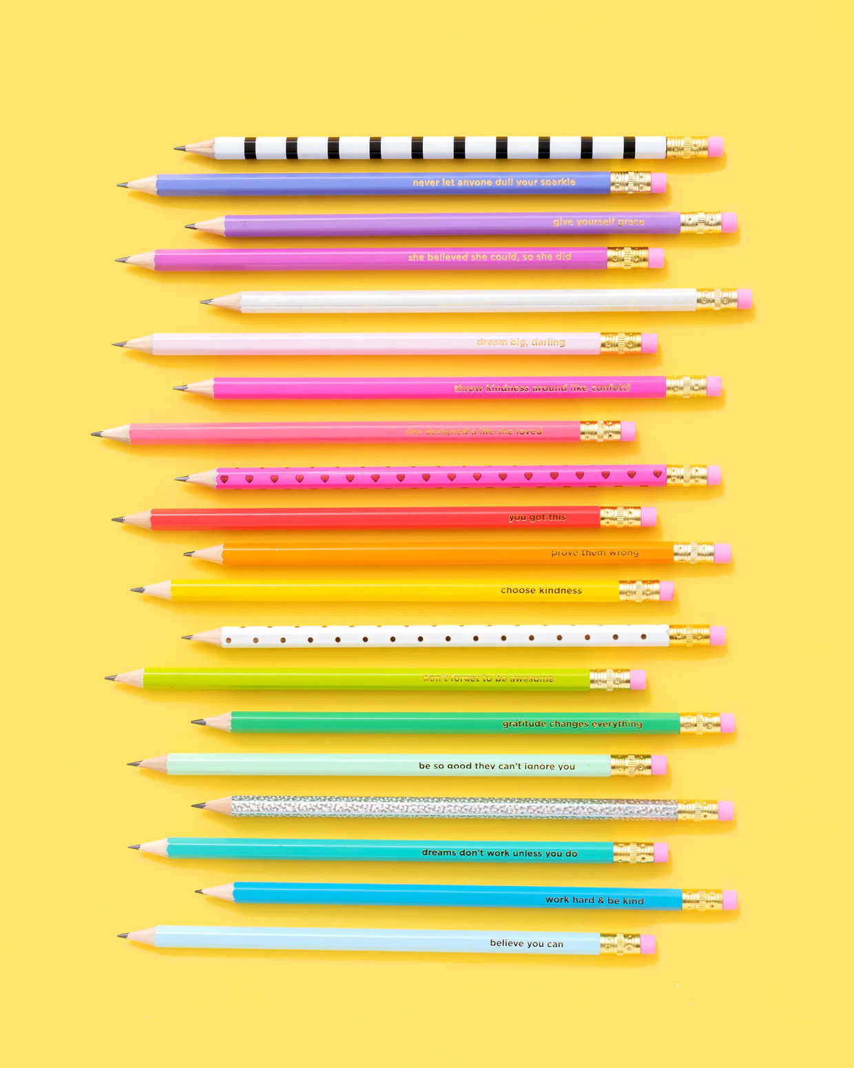 Taylor Elliott Designs Motivational Pencil Set