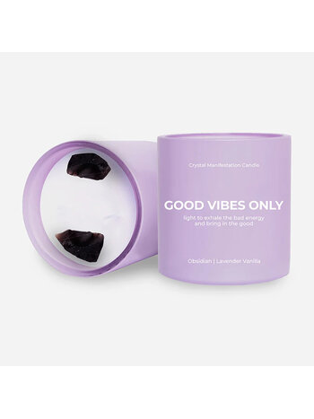 Jill & Ally Good Vibes Only Candle-Lavender Vanilla