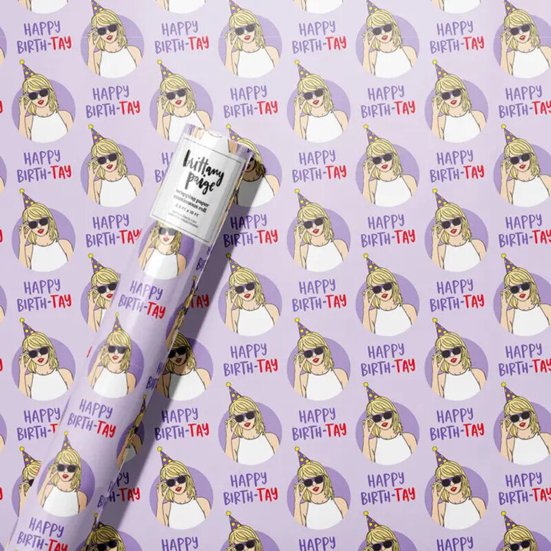 Brittany Paige Happy Birth-Tay Wrapping Paper