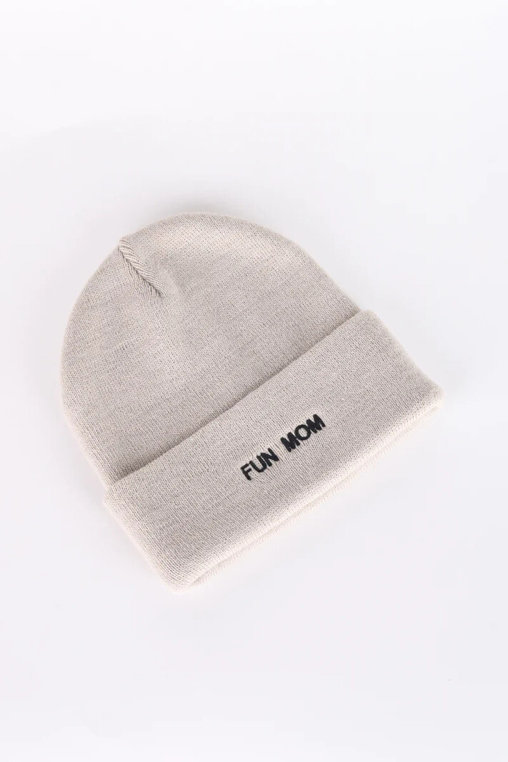 Intentionally Blank Fun Mom Beanie