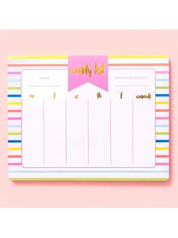 Taylor Elliott Designs Weekly Planner Notepad