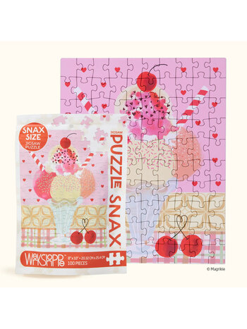 Werkshoppe Cherry Sunday 100 Piece Puzzle Snax