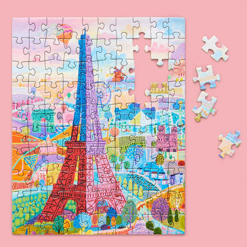 Werkshoppe Paris Holiday 100 Piece Puzzle Snax