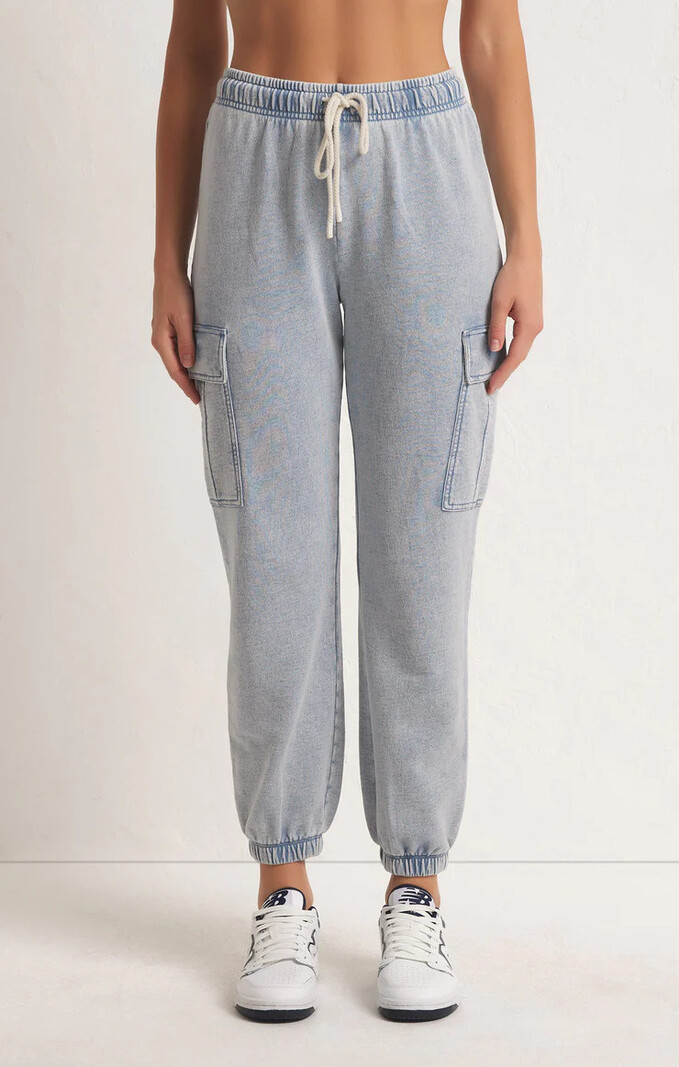 Pants - Dex High Rise Knit Denim Jogger – Something Pretty Boutique