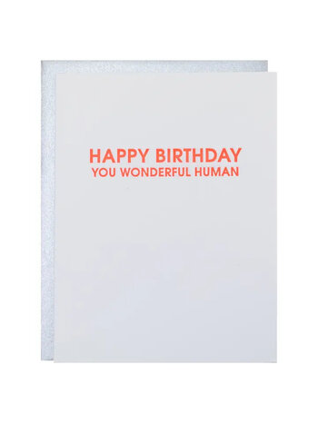 Chez Gagne Wonderful Human Birthday Card