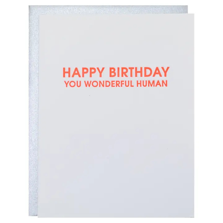 Chez Gagne Wonderful Human Birthday Card