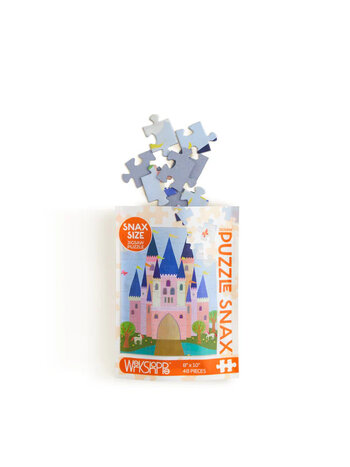 Werkshoppe Pink Royal Castle 48 Piece Puzzle Snax