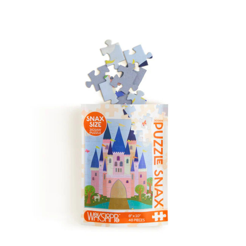Werkshoppe Pink Royal Castle 48 Piece Puzzle Snax