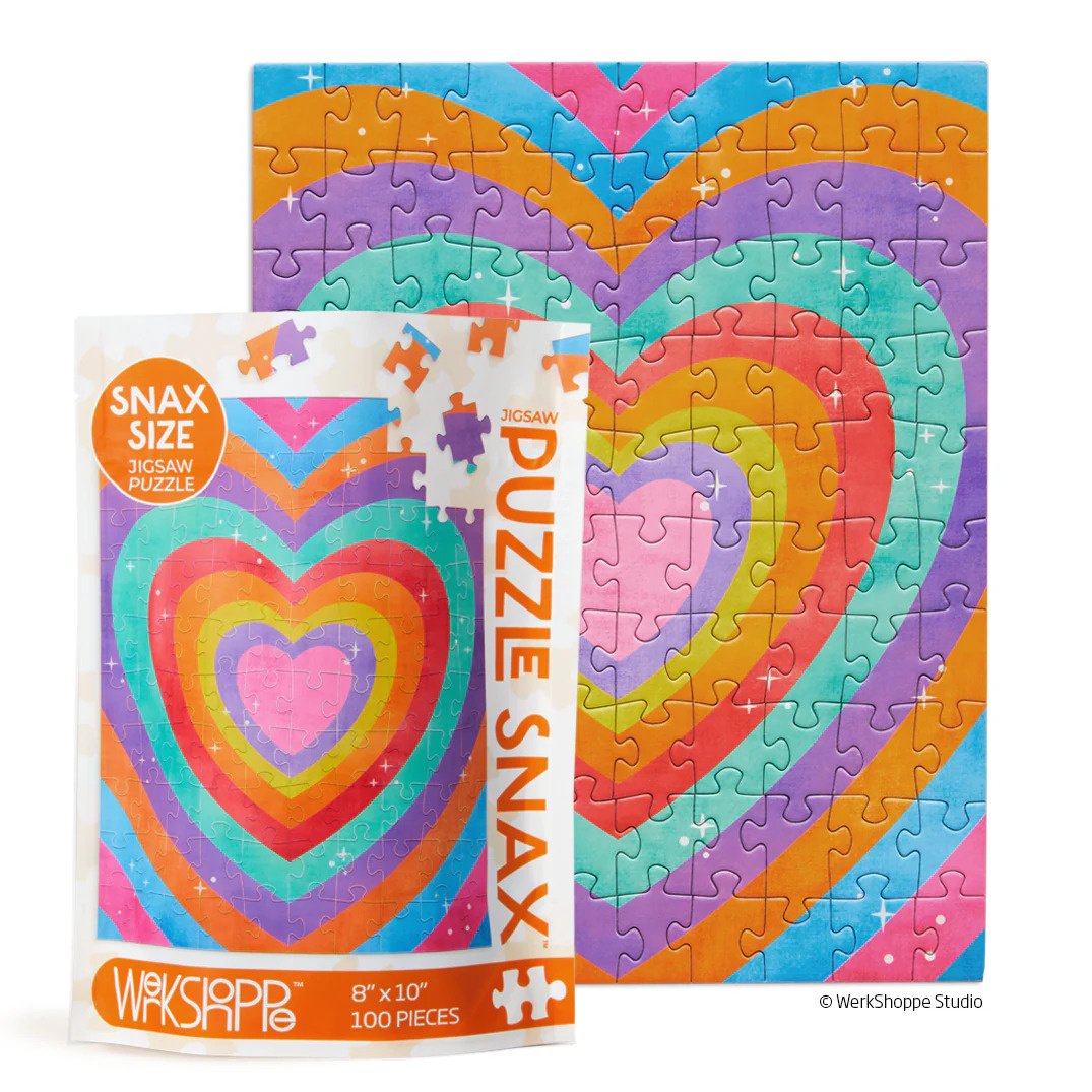 Werkshoppe Velvet Heart 100 Piece Puzzle Snax