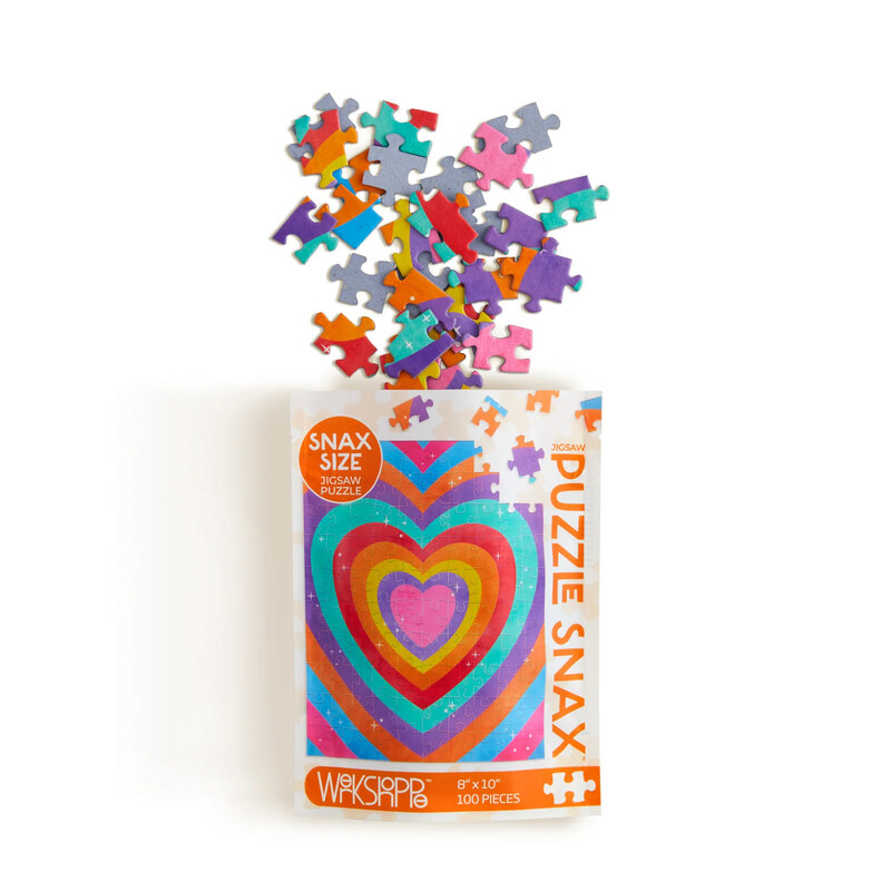 Werkshoppe Velvet Heart 100 Piece Puzzle Snax