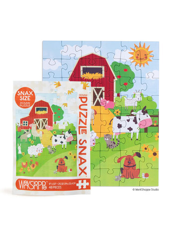 Werkshoppe Farm Life 48 Piece Puzzle Snax