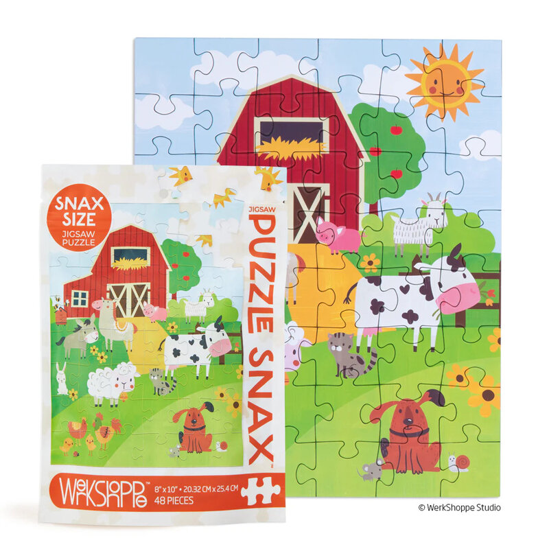 Werkshoppe Farm Life 48 Piece Puzzle Snax