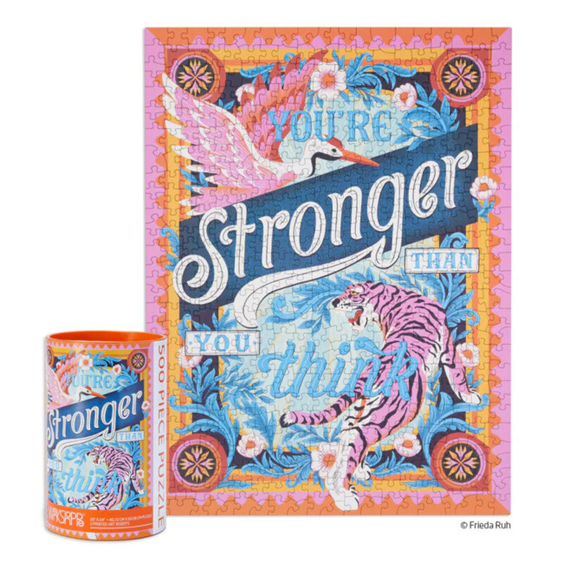 Werkshoppe Stronger Than You Think 500 Piece Puzzle Snax