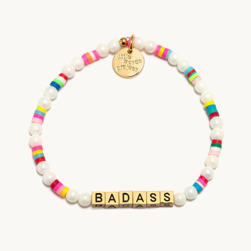 Little Words Project Gold Badass Firecracker LWP Bracelet