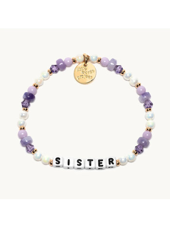 Little Words Project Sister Purple Punch LWP Bracelet