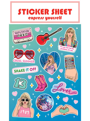 The Found Swiftie Sticker Sheet