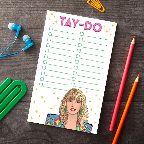 The Found Taylor Tay-Do List Notepad