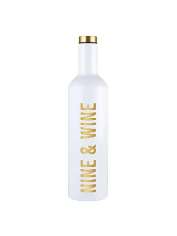 Nine & Wine Stainless Steel Wine Bottle