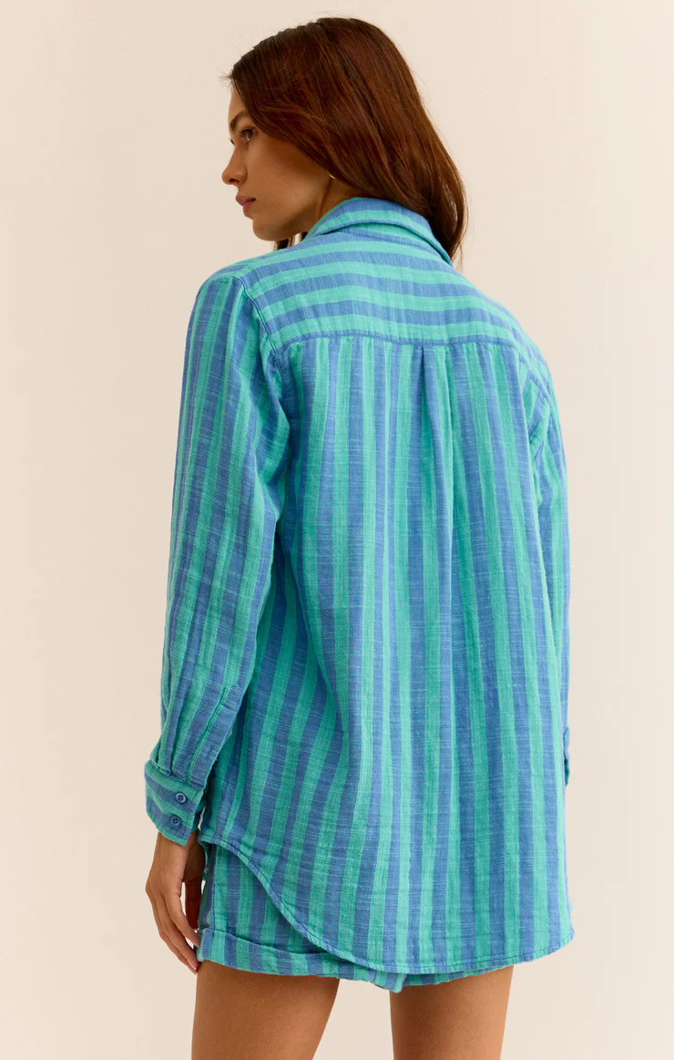 Z Supply Saturdays Stripe Shirt