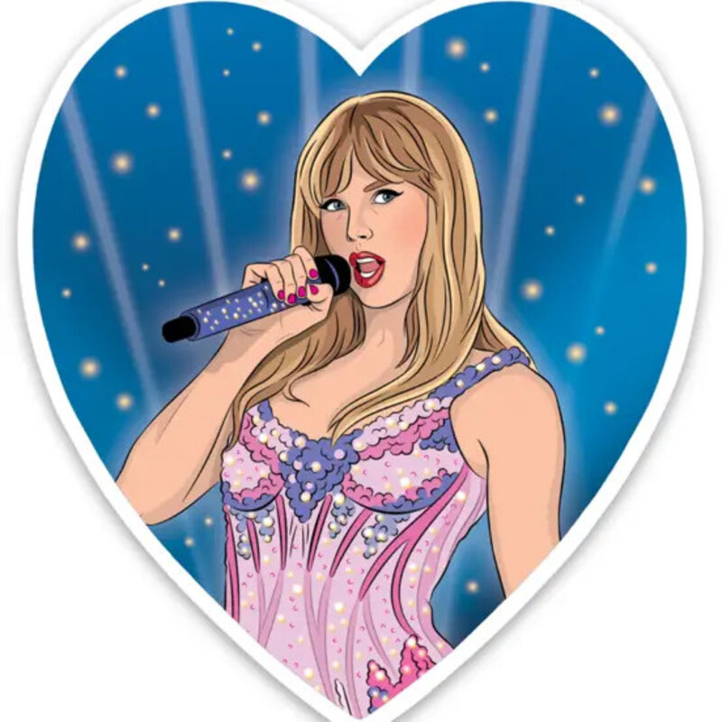 The Found Taylor Greatest Era Heart Die Cut Sticker