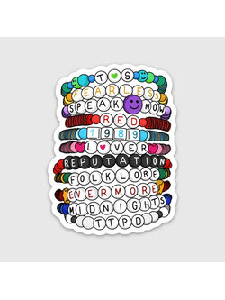 Brittany Paige Eras Friendship Bracelets Sticker