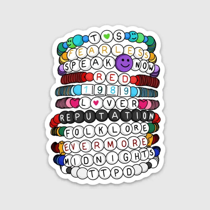 Brittany Paige Eras Friendship Bracelets Sticker