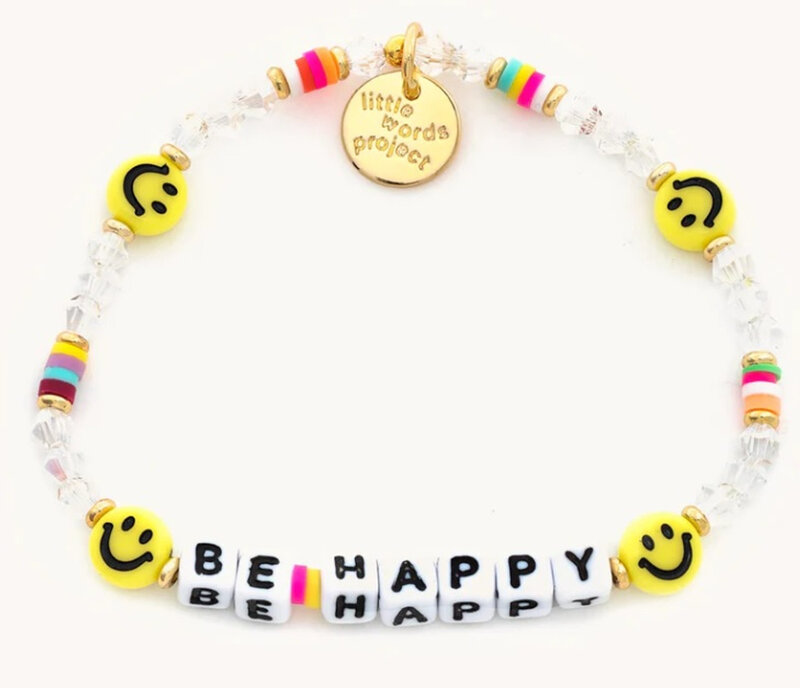 Little Words Project Lucky Symbols Be Happy Sunshine LWP Bracelet