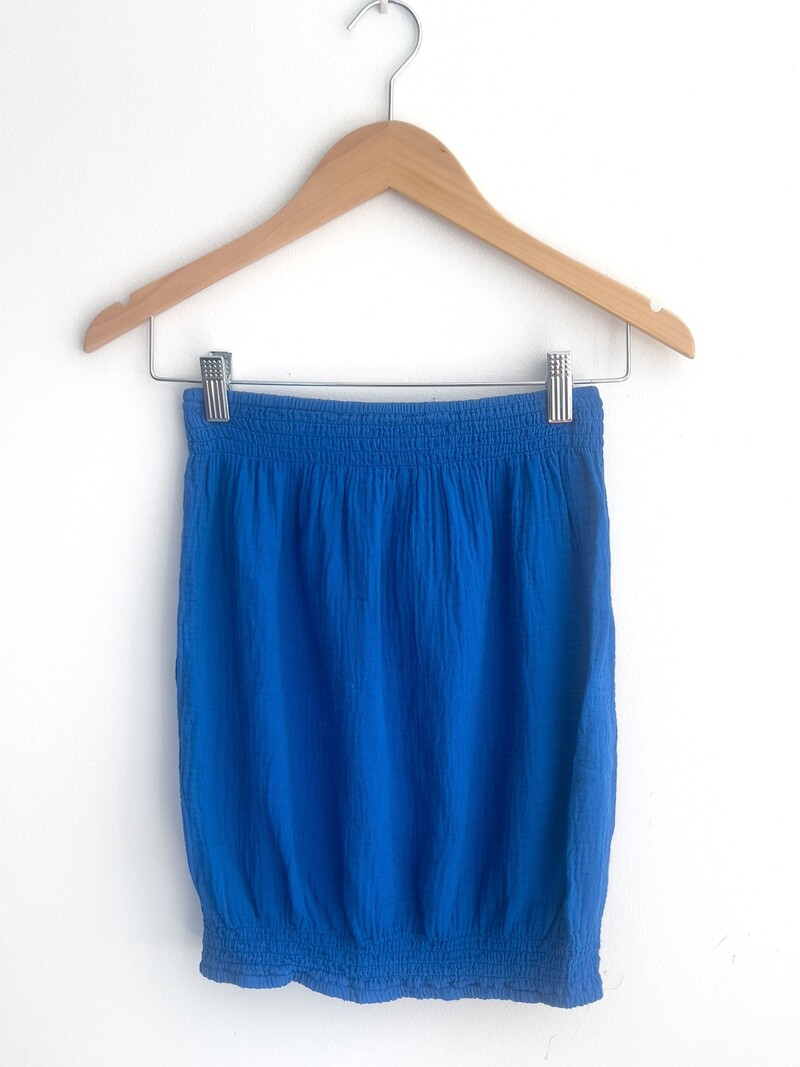 Bobi Smocked Hem Tube Top
